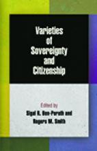 Varieties of Sovereignty and Citizenship Cover